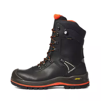 Grisport 70231 vinter vernestøvler S3, Svart/Oransje