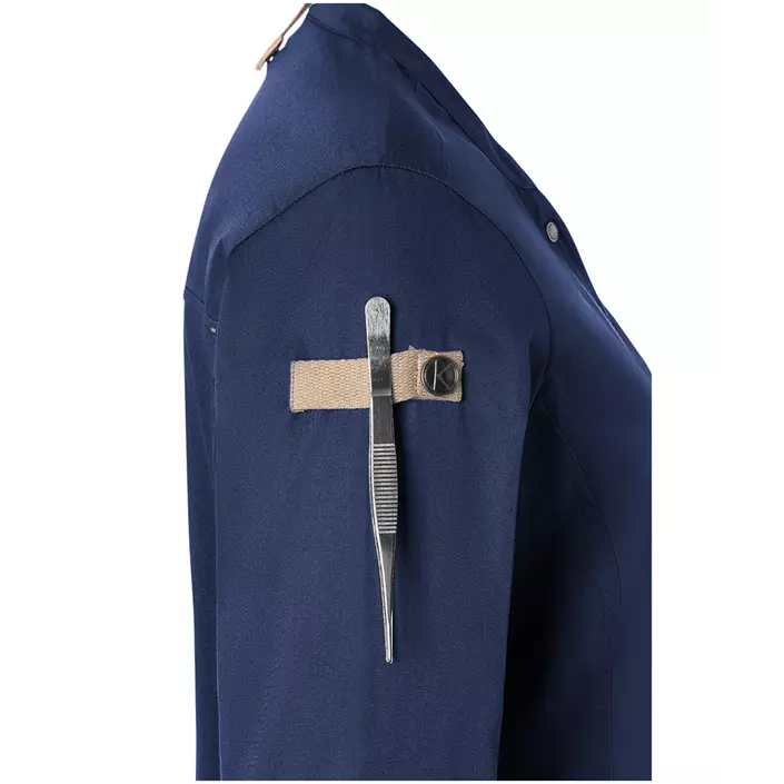 Karlowsky Green-Generation women's chefs jacket, Steel Blue, large image number 6