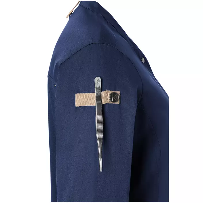 Karlowsky Green-Generation women's chefs jacket, Steel Blue, large image number 6