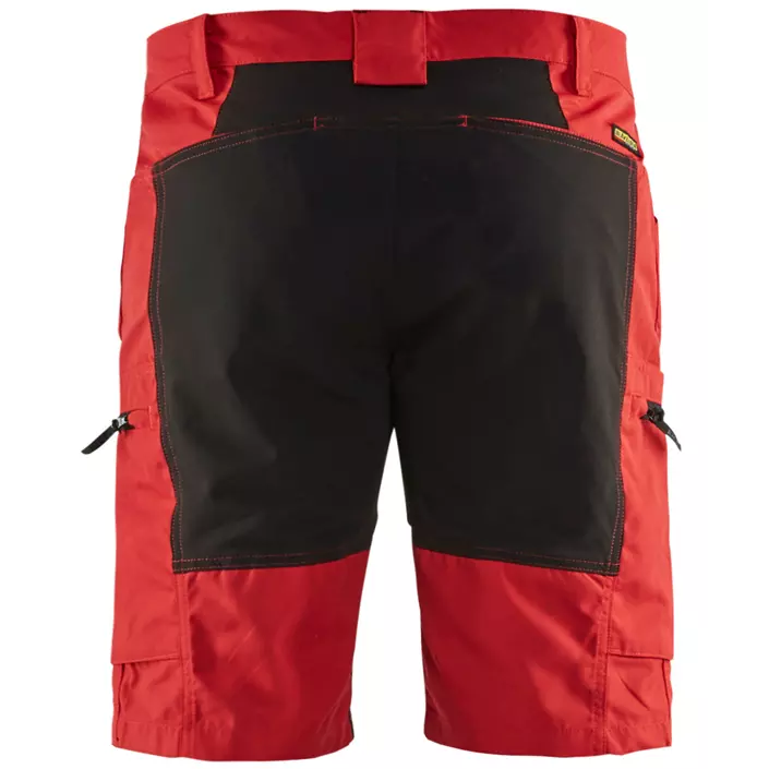 Blåkläder Unite work shorts, Red/Black, large image number 2