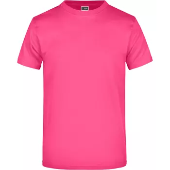 James & Nicholson T-Shirt Round-T Heavy, Pink
