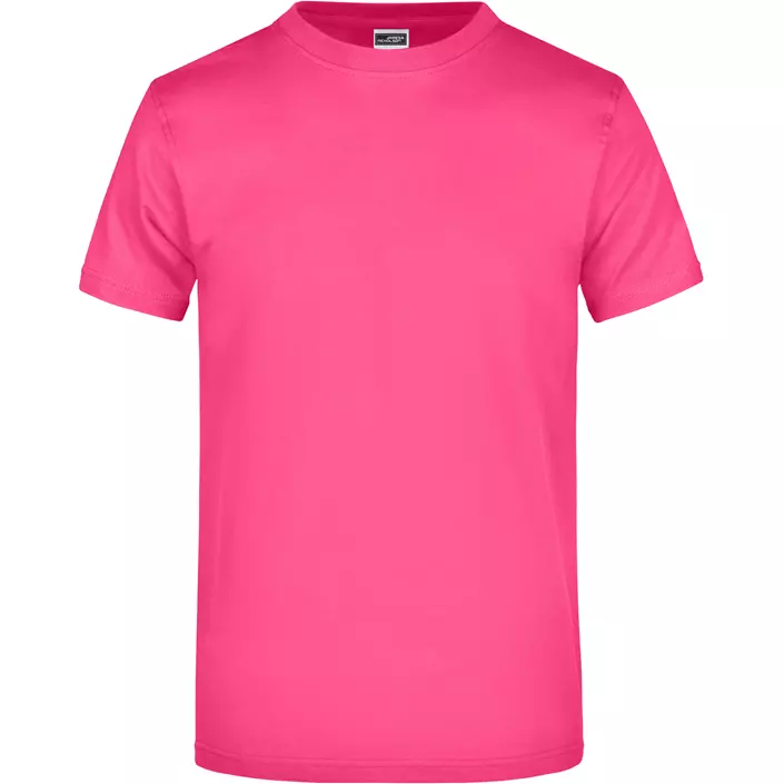 James & Nicholson T-shirt Round-T Heavy, Pink, large image number 0