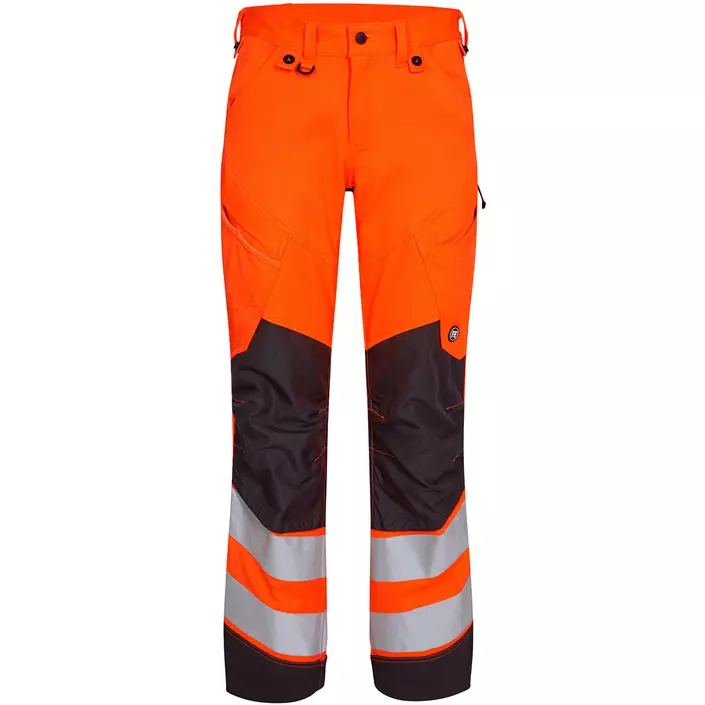 Engel Safety arbeidsbukse, Hi-vis oransje/Grå, large image number 0