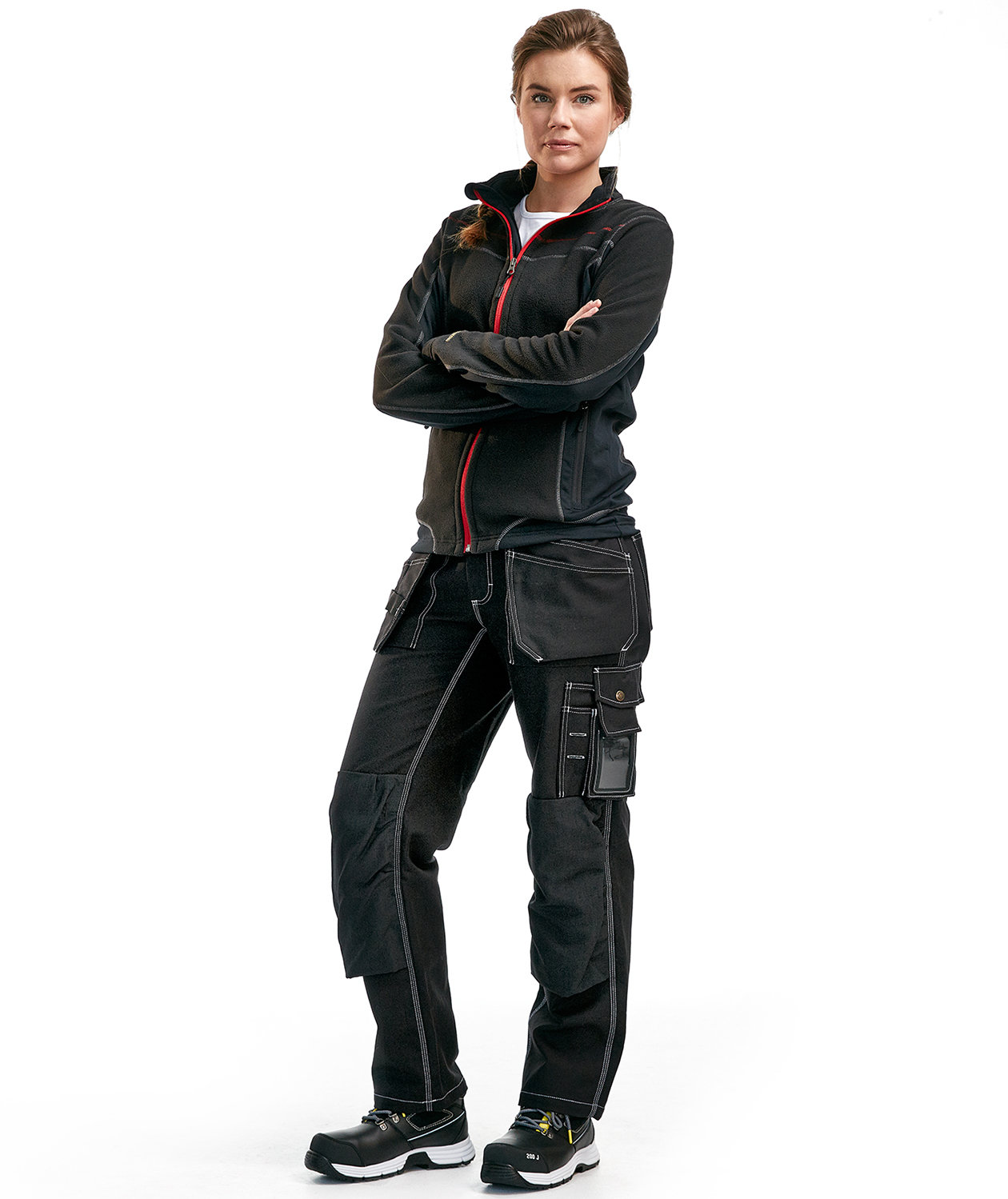 Bl&aring;kl&auml;der dame microfleecejakke