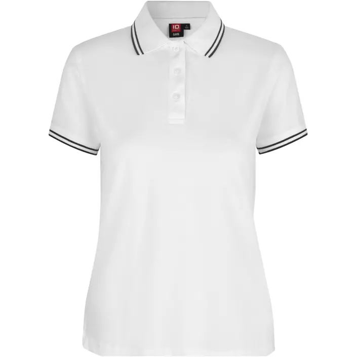 ID stretch dame polo T-skjorte, Hvit, large image number 0
