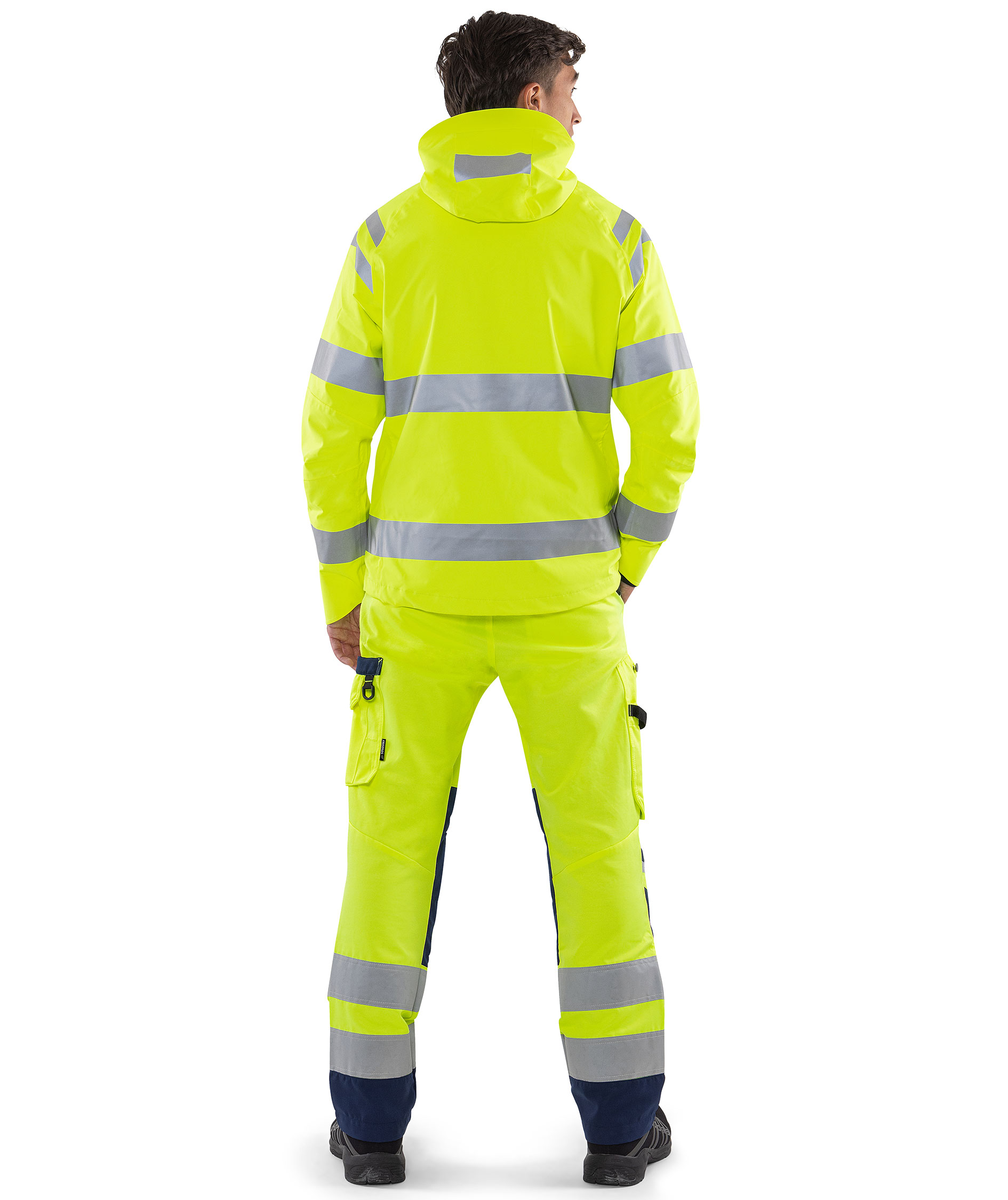 Fristads Shelljacke 4680 GLPS, Hi-Vis Gelb, large image number 3