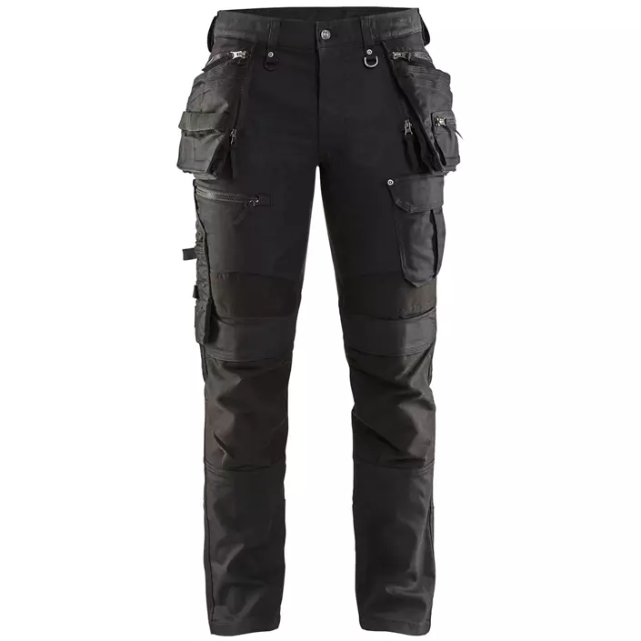 Blåkläder craftsman trousers X1900, Black/Black, large image number 0