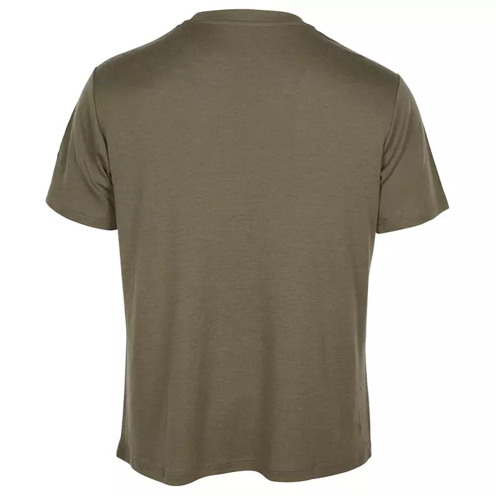 Pinewood T-shirt med merinould, Grøn, large image number 1
