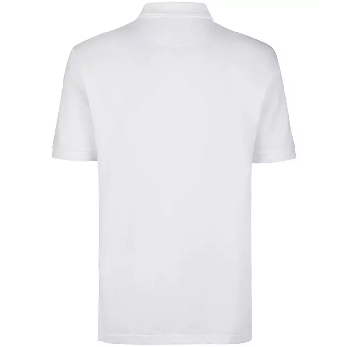 ID PRO Wear Polo T-shirt med brystlomme, Hvid, large image number 1