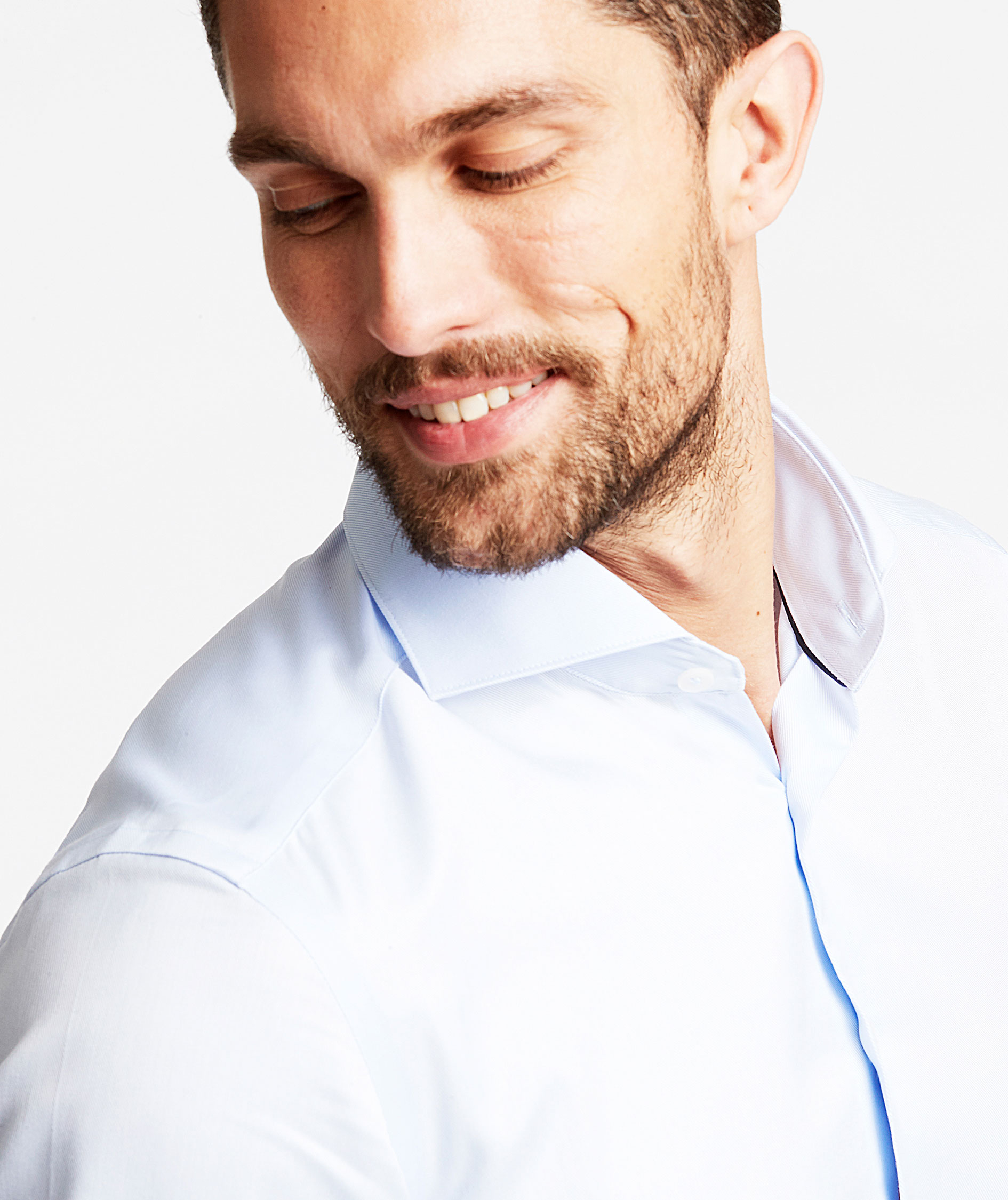 Lindbergh Twill slim fit skjorta, Light blue, large image number 3