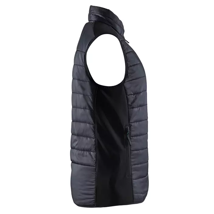 Blåkläder women's quilted vest, Black/Dark Grey, large image number 2