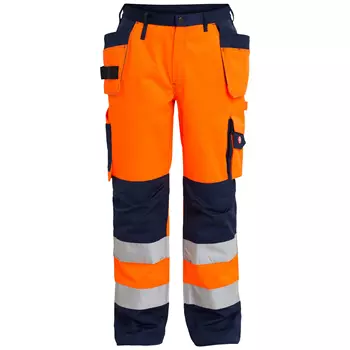Engel craftsman trousers, Orange/Marine