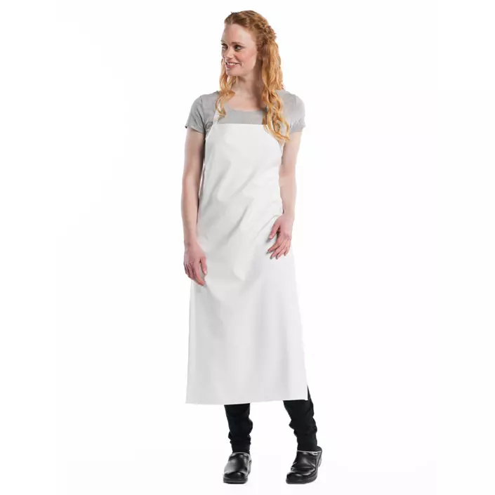 Chaud Devant bib apron, White, White, large image number 0