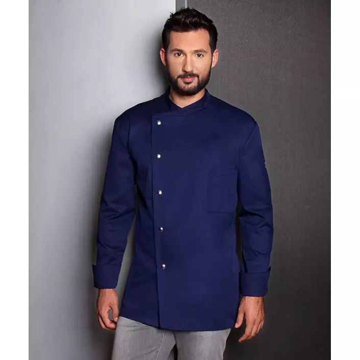 Karlowsky Lars chefs jacket, Navy, large image number 1