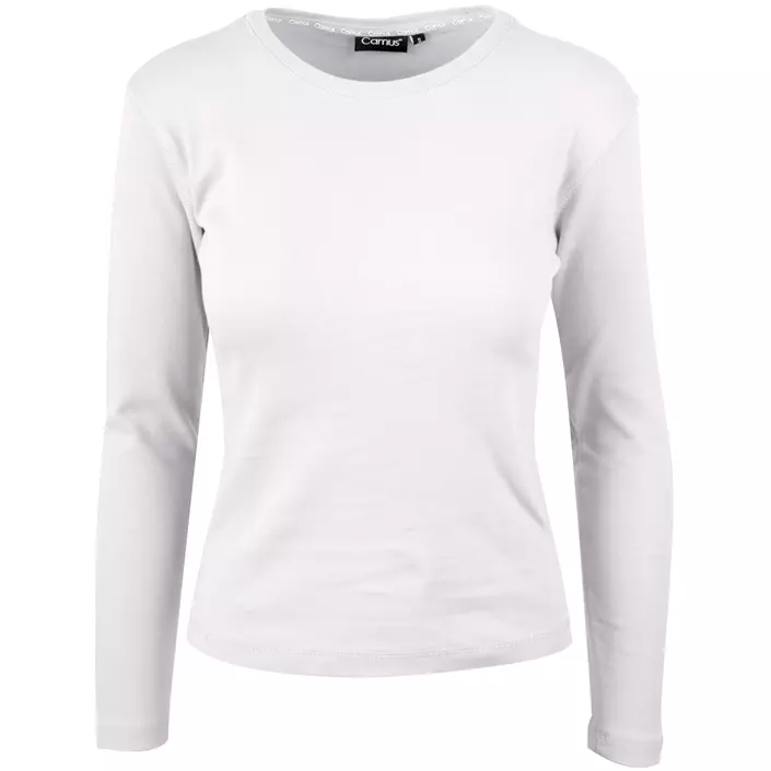 Camus Biarritz women's long-sleeved Interlock T-shirt, White, large image number 0