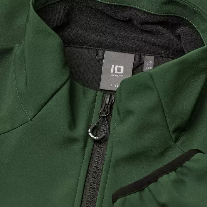 ID softshell jacket, Bottle Green, large image number 3