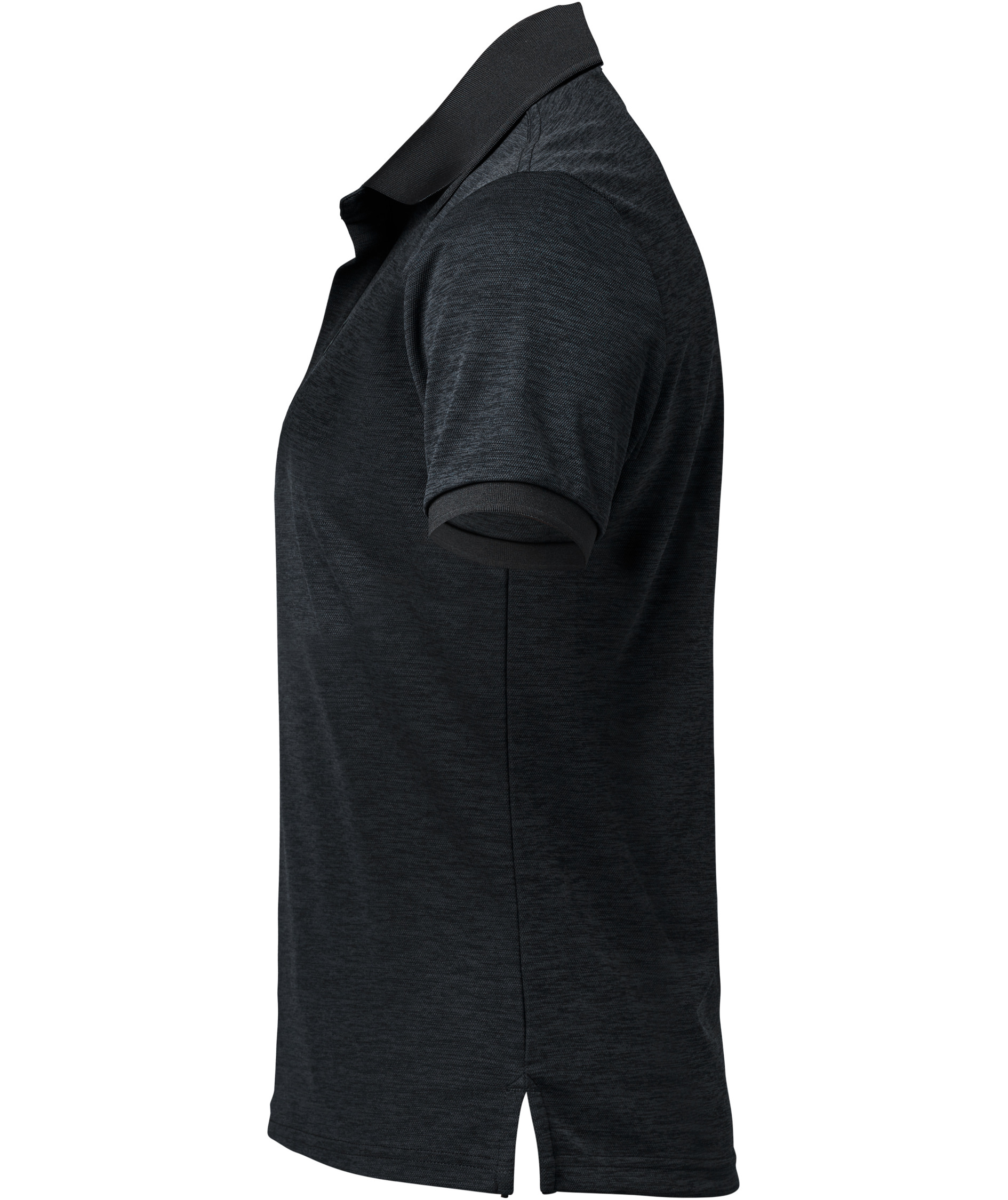 Tenson TXlite Melange womens polo shirt, Black, large image number 4