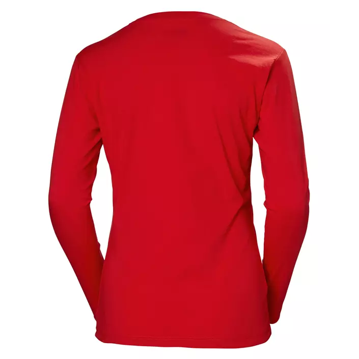 Helly Hansen Classic langærmet dame T-shirt, Alert red, large image number 2