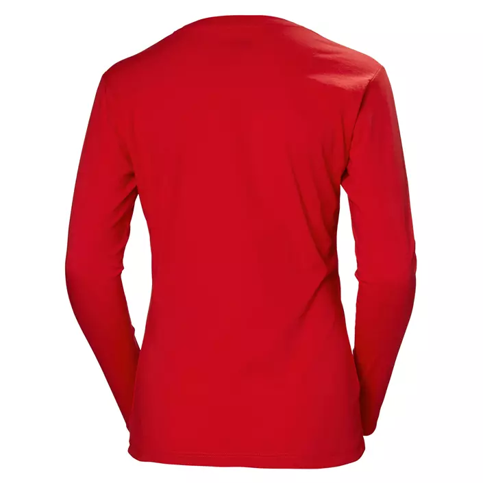 Helly Hansen Classic langærmet dame T-shirt, Alert red, large image number 2