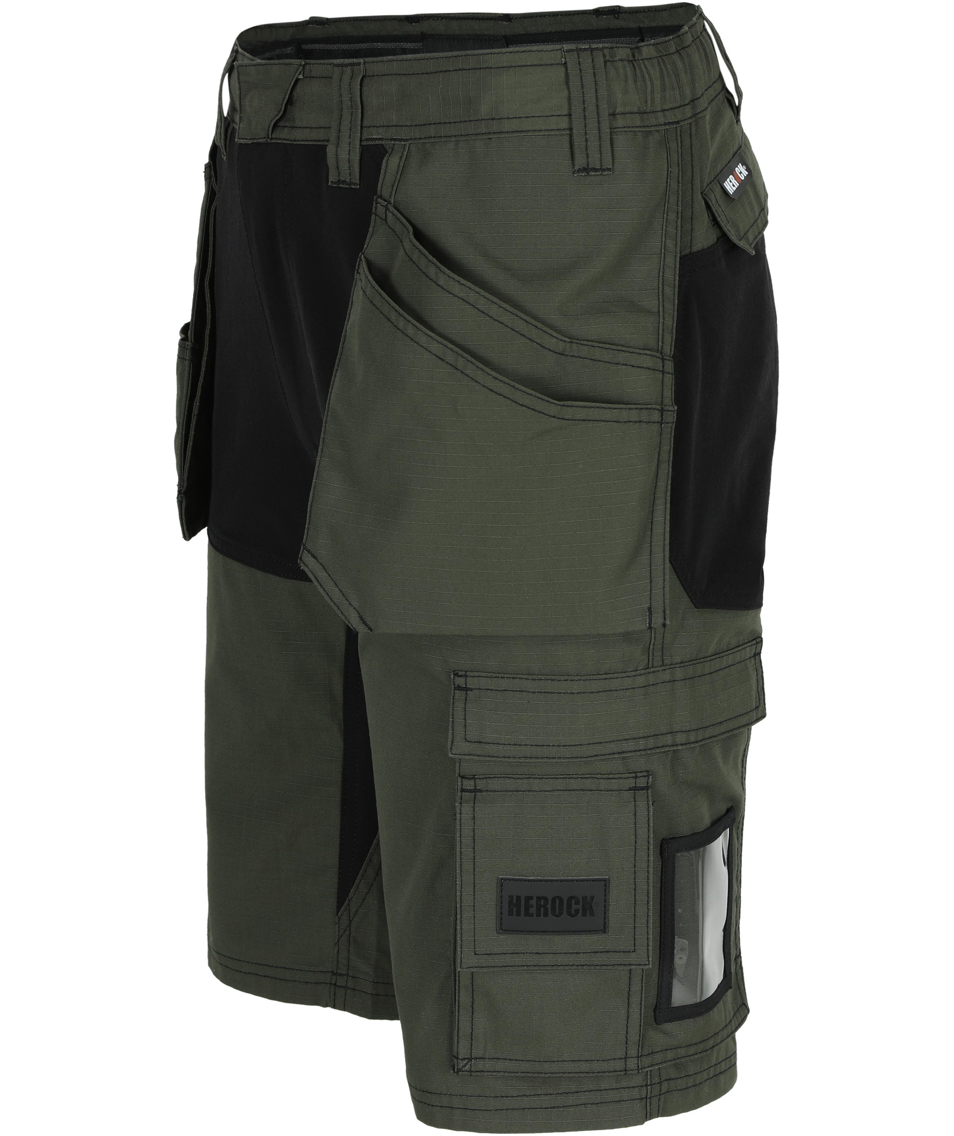HEROCK Speri Handwerkershorts, Dark Khaki/Black, large image number 6