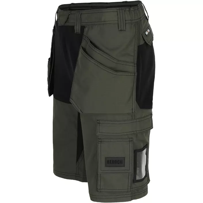 HEROCK Speri hantverksshorts, Dark Khaki/Black, large image number 6