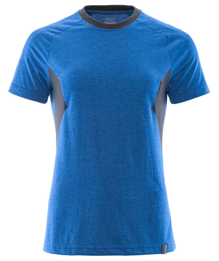 Mascot Accelerate women's T-shirt, Azure Blue/Dark Navy, large image number 0