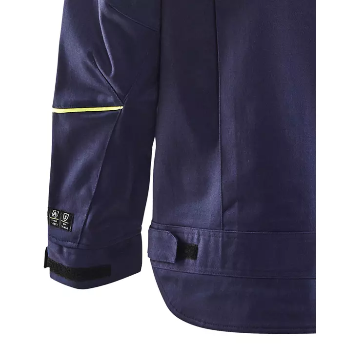 Blåkläder Anti-Flame sveise jakke, Marine/Gul, large image number 3