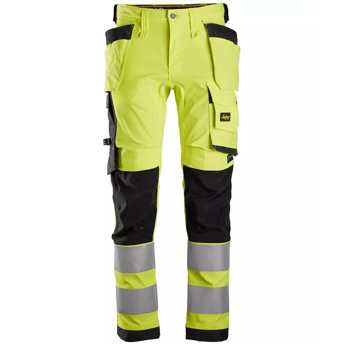 Snickers AllroundWork craftsman trousers 6243, Hi-vis Yellow/Black, large image number 0