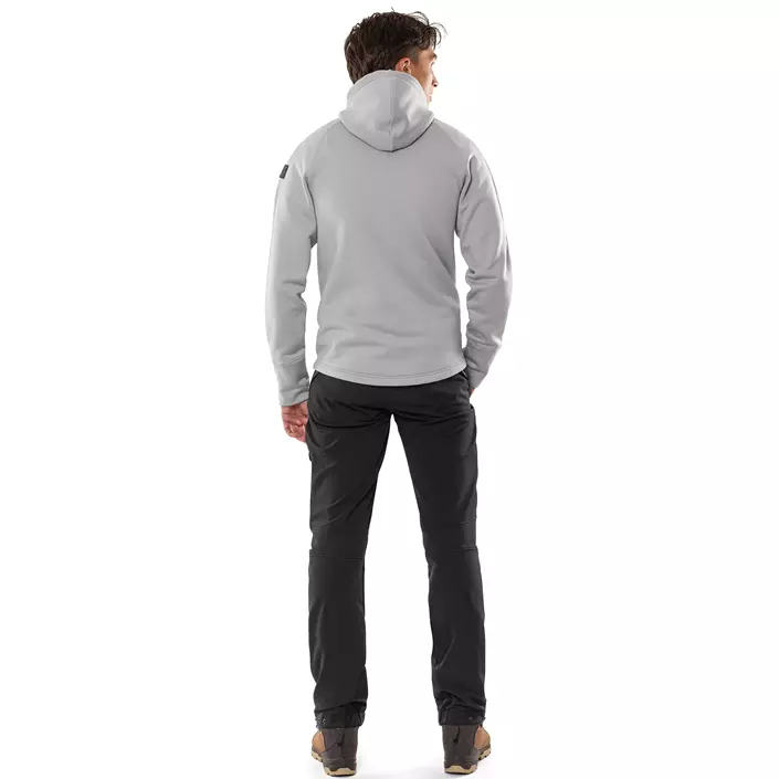 Fristads Cobalt Polartec® hoodie with zipper, Grey Melange, large image number 3