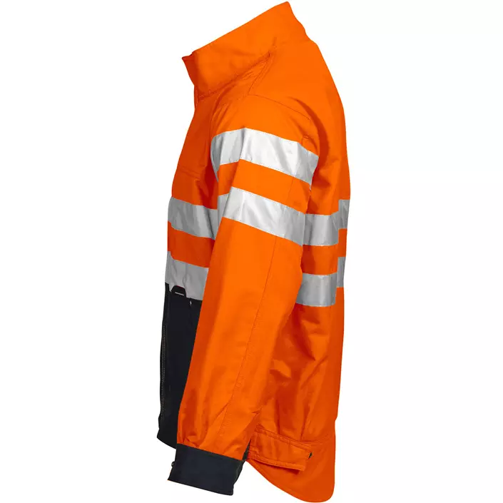 ProJob arbetsjacka 6401, Varsel Orange/Svart, large image number 4