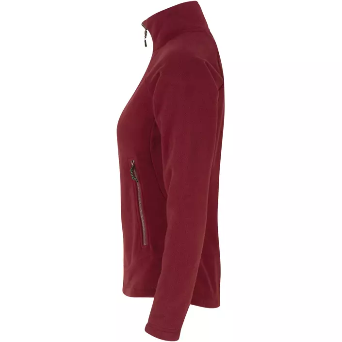 ID Zip'n'mix Active women's fleece sweater, Bordeaux, large image number 2