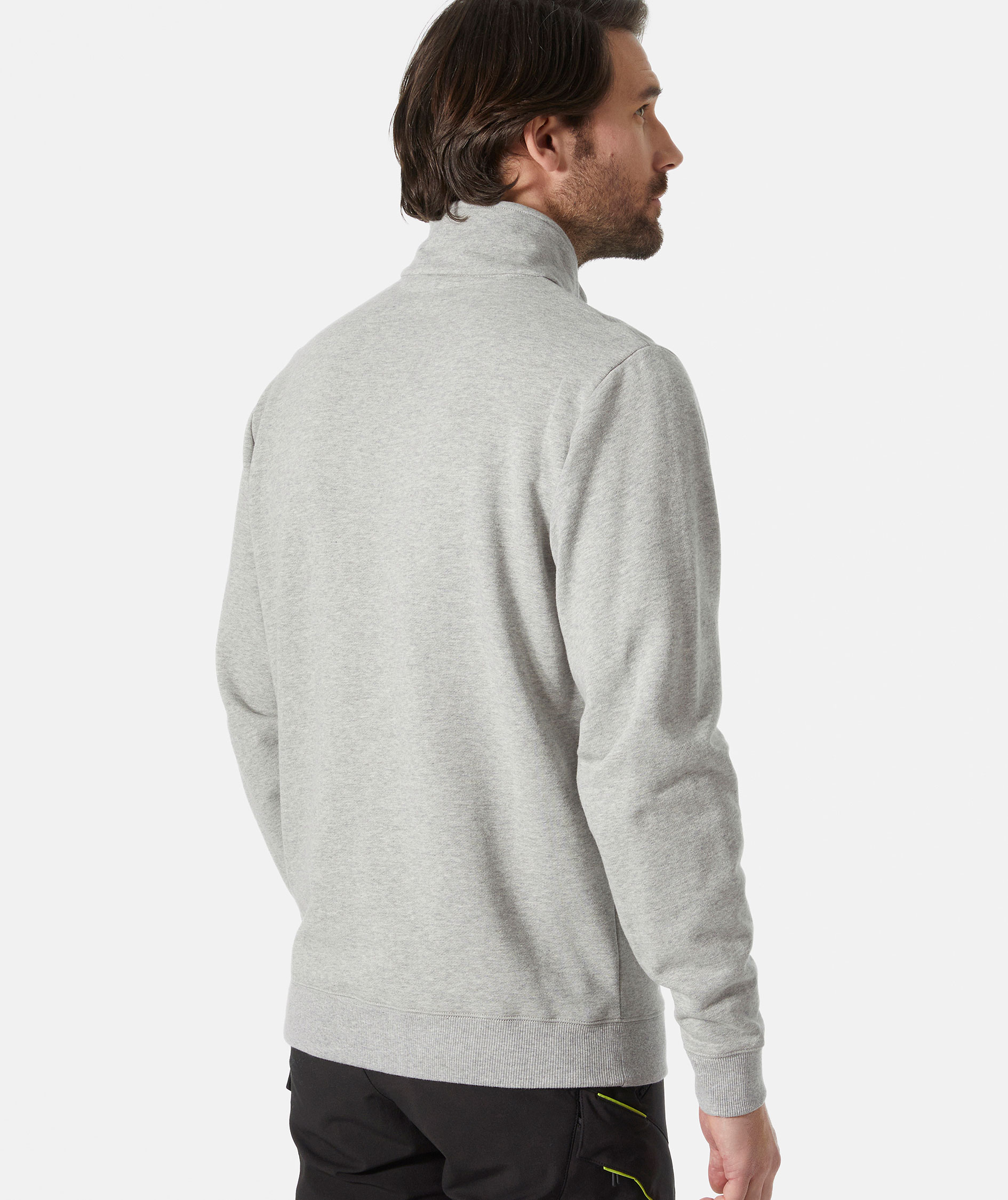 Helly Hansen Classic half zip sweatshirt, Grey melange, large image number 3