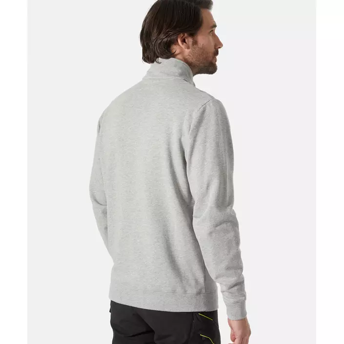 Helly Hansen Classic half zip sweatshirt, Grey melange , large image number 3