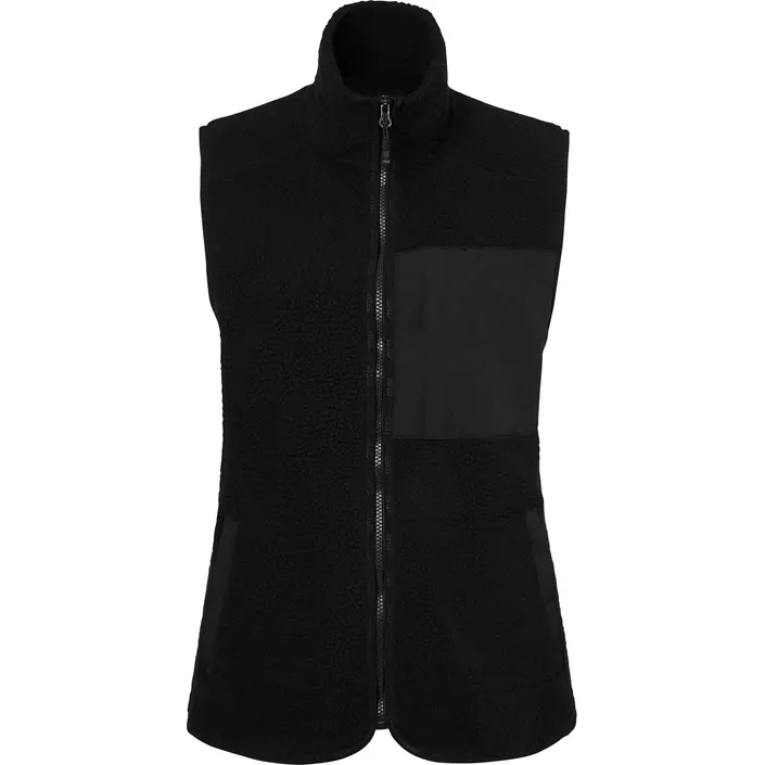 South West Saga women's fleece vest, Black, large image number 0