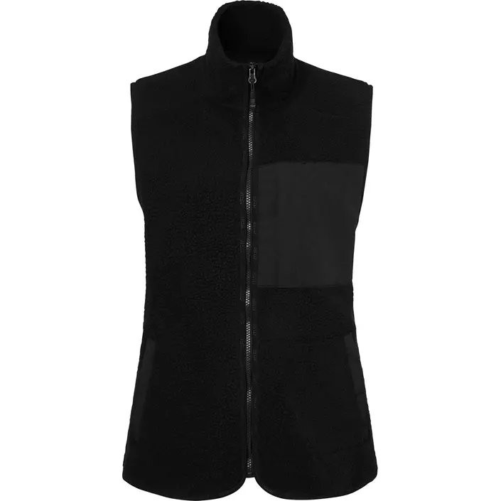 South West Saga women's fleece vest, Black, large image number 0