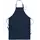 Segers 2337 bib apron with pocket, Dark navy, Dark navy, swatch