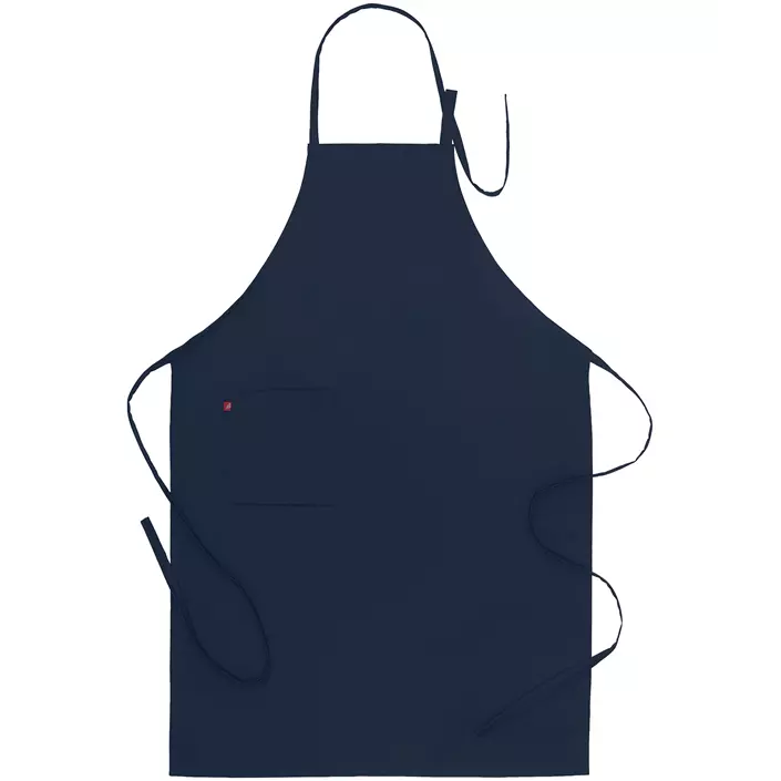 Segers 2337 bib apron with pocket, Dark navy, Dark navy, large image number 0