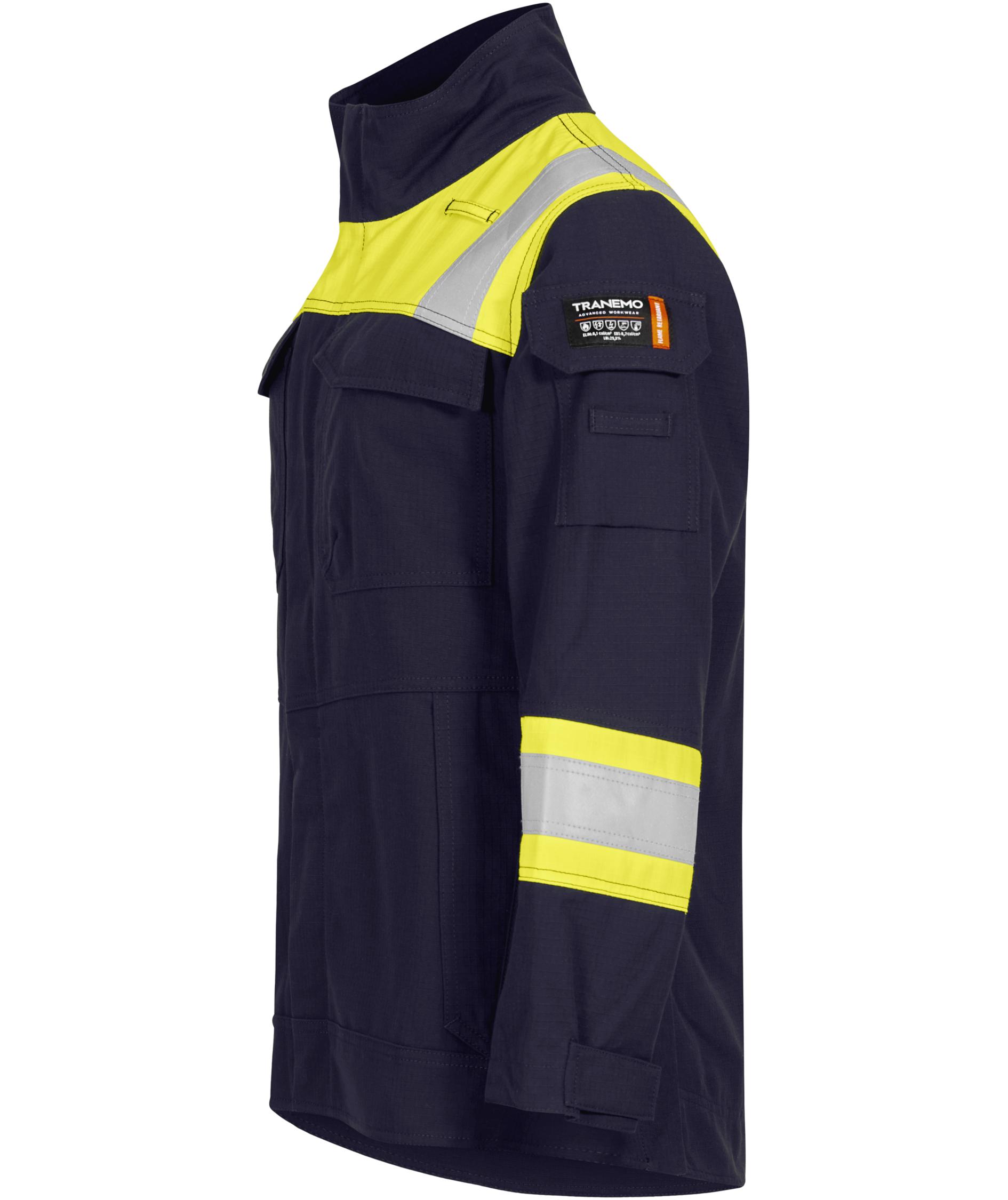 Tranemo Tera TX women's work jacket, Hi-Vis yellow/marine, large image number 2