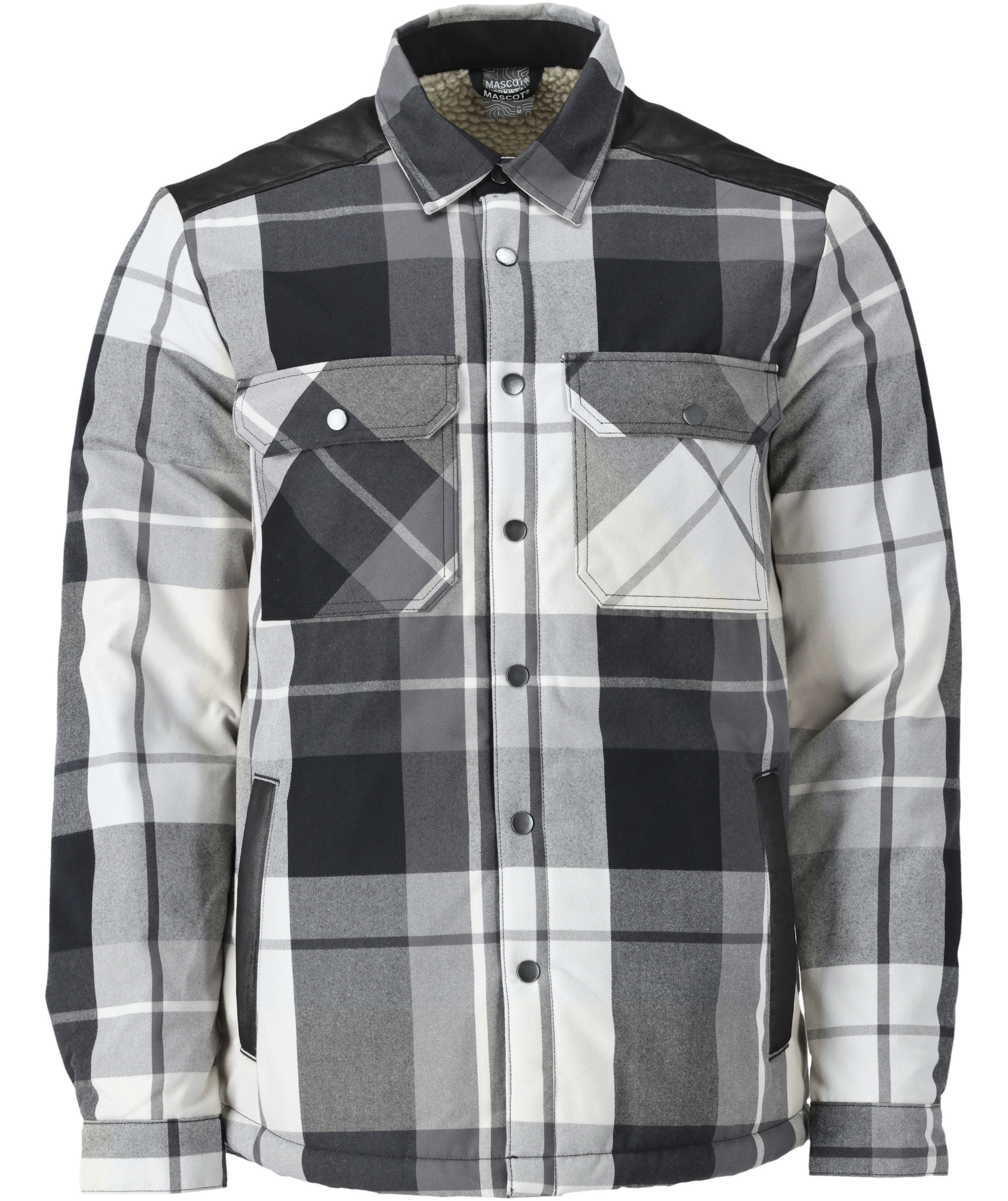 Mascot Customized flanellskjorta jacka, Sten gr&aring;, Sten gr&aring;, swatch