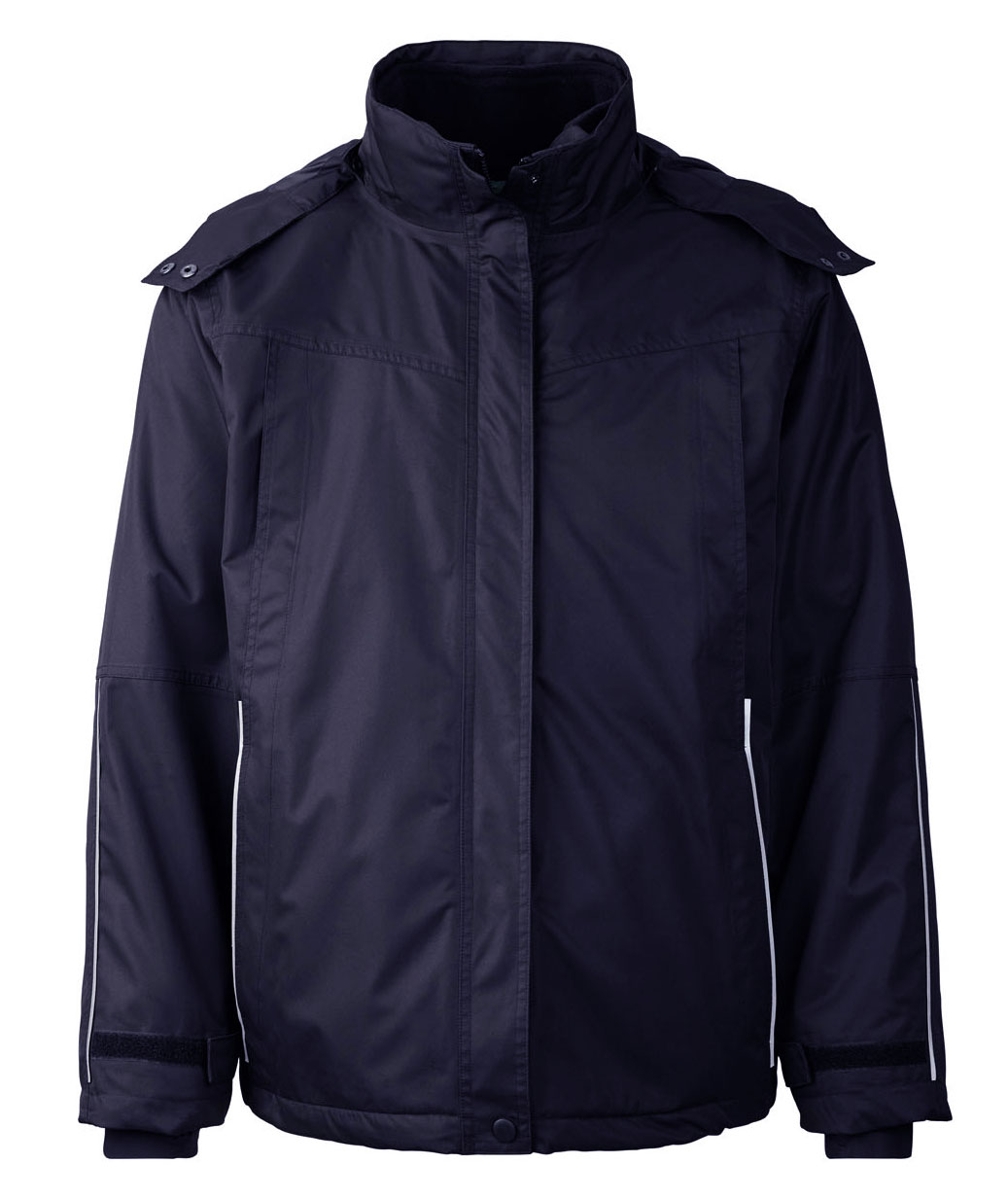 Xplor Care Zip-in shell jacket with detachable hood, Navy