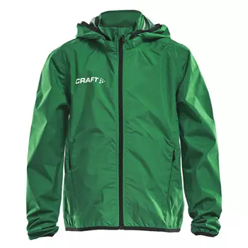 Craft junior rain jacket, Team green