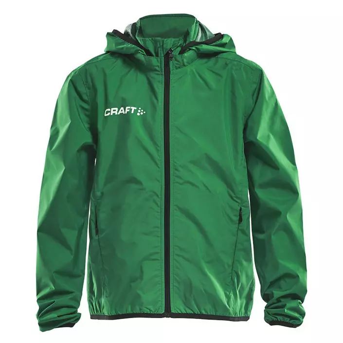 Craft junior rain jacket, Team green, large image number 0