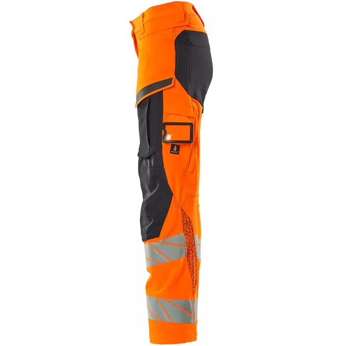 Mascot Accelerate Safe women's work trousers full stretch, Hi-Vis Orange/Dark Marine, large image number 3