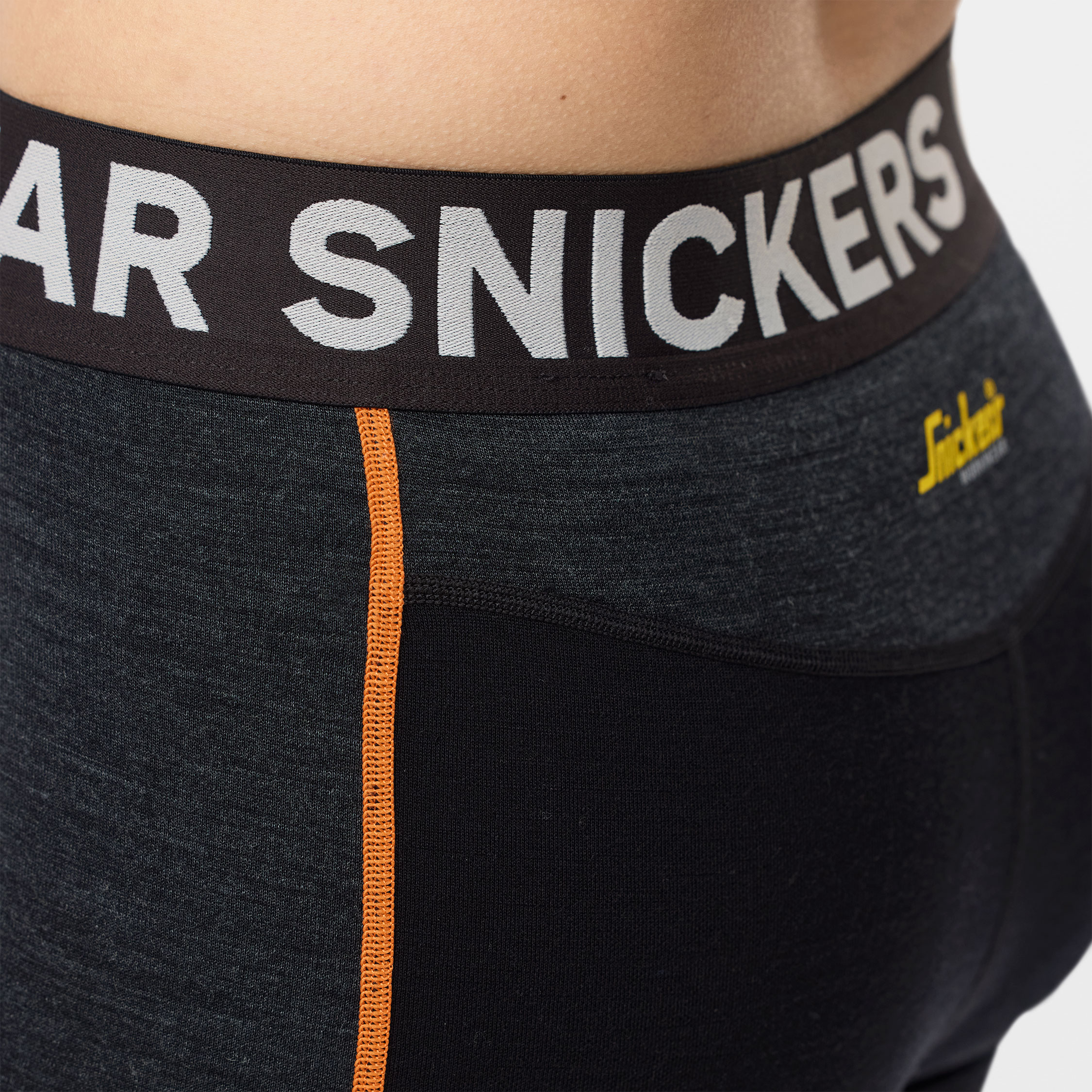 Snickers women's thermal long johns with merino wool 9471, Black/Anthracite Melange, large image number 10