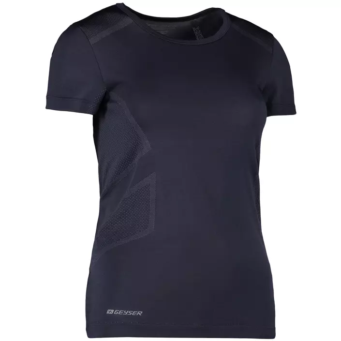 GEYSER Seamless dame T-shirt, Navy, large image number 1
