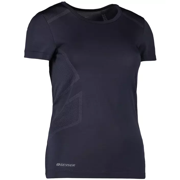 GEYSER Seamless dame T-shirt, Navy, large image number 1