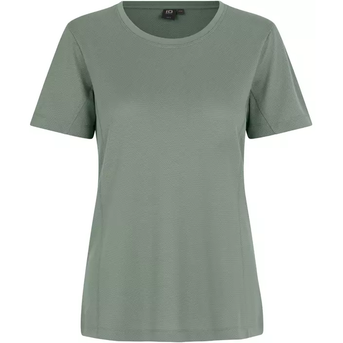 ID dame T-shirt lyocell, Støvet grøn, large image number 0