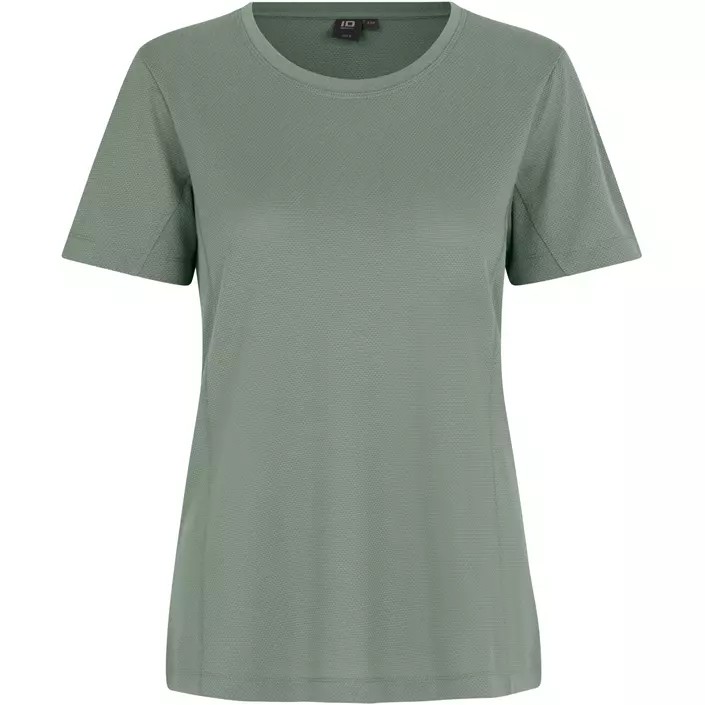 ID dame T-shirt lyocell, Støvet grøn, large image number 0