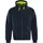 Fristads hoodie med dragkedja 7550 GSM, Mörk Marinblå/Hi-Vis Gul, Mörk Marinblå/Hi-Vis Gul, swatch