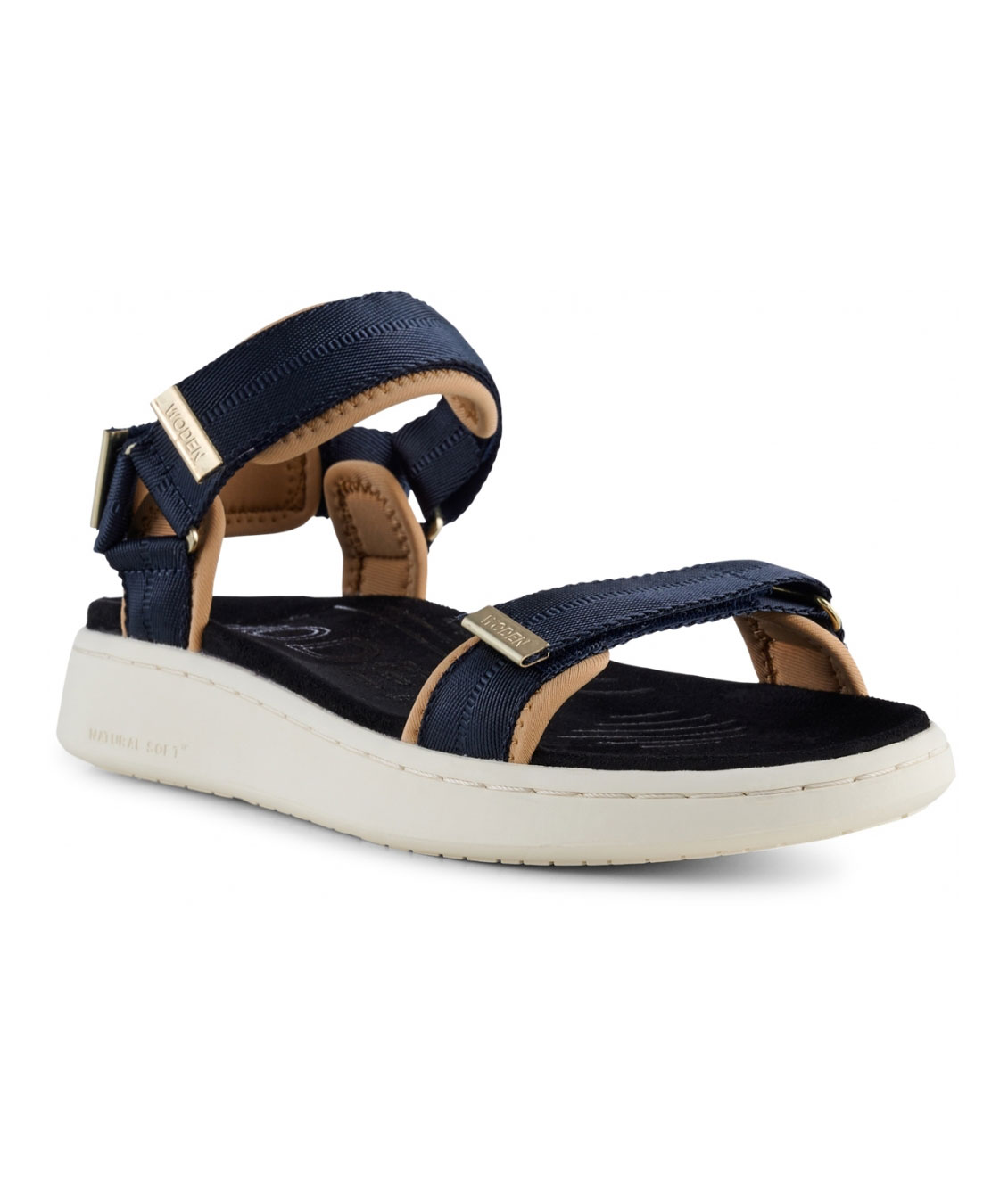 Woden Line women's sandals, Dark navy, large image number 4